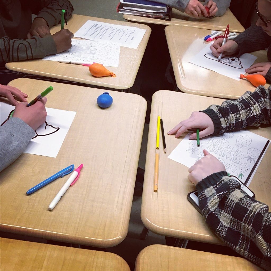 classroom yoga