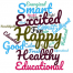 Positive Feelings Word Cloud