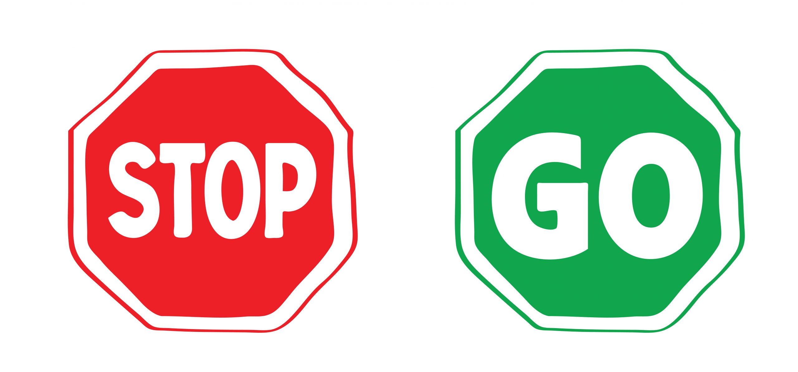 stop and go signs for classroom